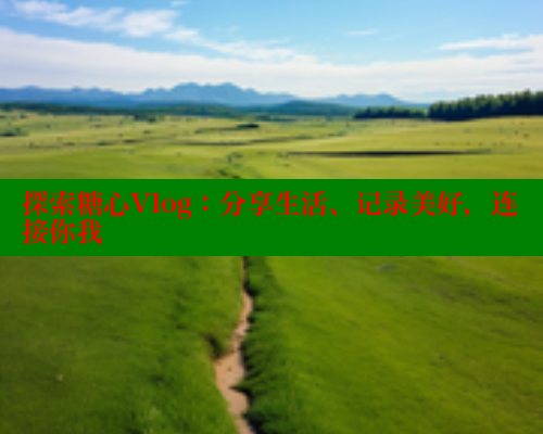 探索糖心Vlog:分享生活、记录美好,连接你我 探索糖心Vlog:分享生活、记录美好,连接你我