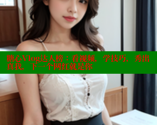 糖心Vlog达人榜：看视频，学技巧，秀出真我，下一个网红就是你