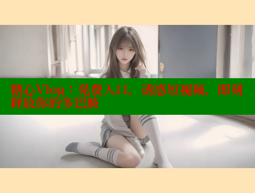 糖心Vlog:免费入口,诱惑短视频,即刻释放你的多巴胺 糖心Vlog:免费入口,诱惑短视频,即刻释放你的多巴胺