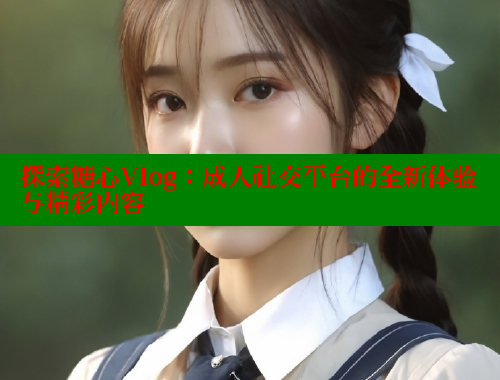 探索糖心Vlog：成人社交平台的全新体验与精彩内容