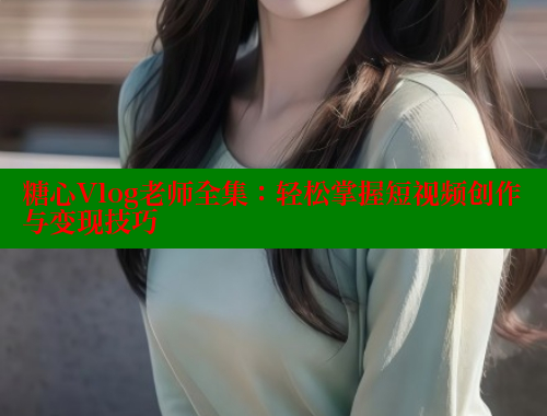 糖心Vlog老师全集：轻松掌握短视频创作与变现技巧