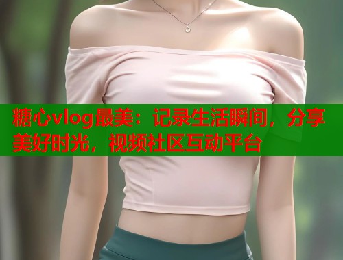 糖心vlog最美：记录生活瞬间，分享美好时光，视频社区互动平台