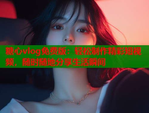 糖心vlog免费版：轻松制作精彩短视频，随时随地分享生活瞬间