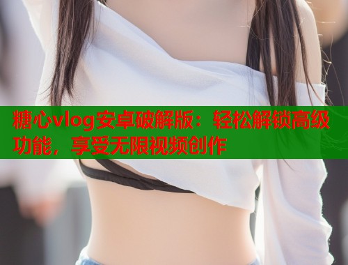 糖心vlog安卓破解版：轻松解锁高级功能，享受无限视频创作