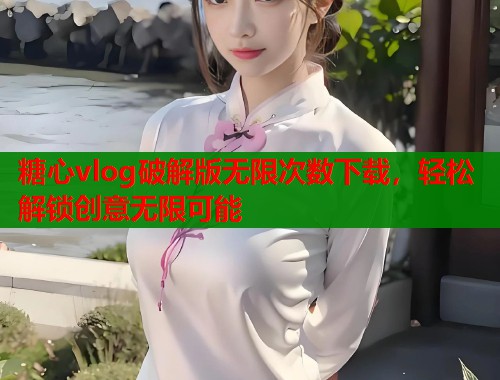 糖心vlog破解版无限次数下载，轻松解锁创意无限可能