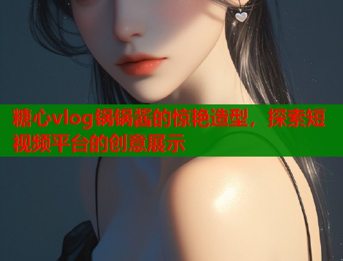 糖心vlog锅锅酱的惊艳造型，探索短视频平台的创意展示