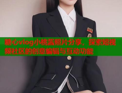 糖心vlog小桃酱照片分享，探索短视频社区的创意编辑与互动功能