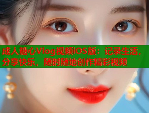 成人糖心Vlog视频iOS版：记录生活，分享快乐，随时随地创作精彩视频