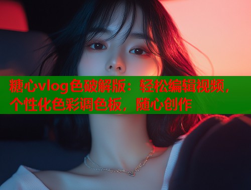 糖心vlog色破解版：轻松编辑视频，个性化色彩调色板，随心创作