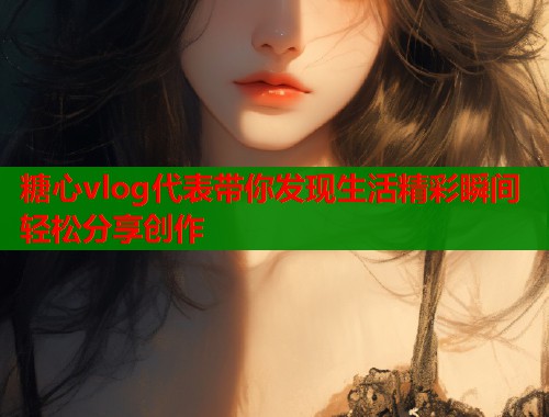 糖心vlog代表带你发现生活精彩瞬间轻松分享创作 糖心vlog代表带你发现生活精彩瞬间轻松分享创作