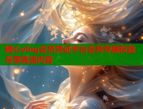 糖心vlog会员凭证平台会员专属权益尽享高清内容