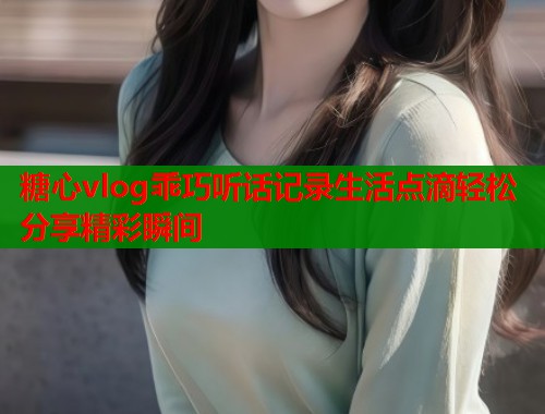 糖心vlog乖巧听话记录生活点滴轻松分享精彩瞬间