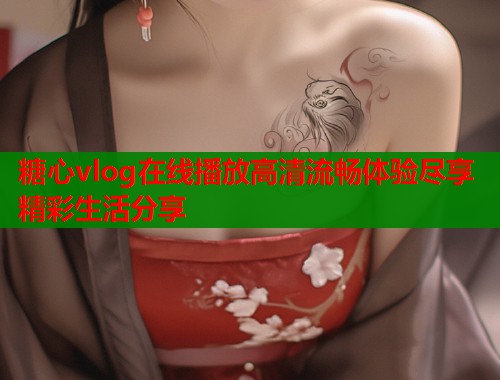糖心vlog在线播放高清流畅体验尽享精彩生活分享