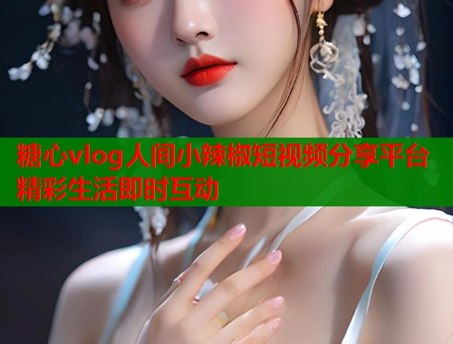 糖心vlog人间小辣椒短视频分享平台精彩生活即时互动 糖心vlog人间小辣椒短视频分享平台精彩生活即时互动