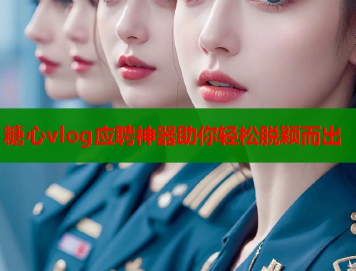 糖心vlog应聘神器助你轻松脱颖而出