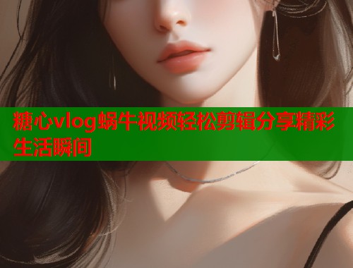 糖心vlog蜗牛视频轻松剪辑分享精彩生活瞬间