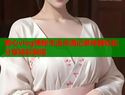 糖心vlog揭秘生活点滴记录神器轻松分享精彩瞬间