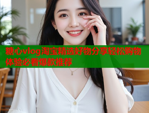 糖心vlog淘宝精选好物分享轻松购物体验必看爆款推荐