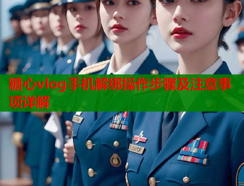 糖心vlog手机解绑操作步骤及注意事项详解